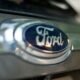 gray and black ford emblem