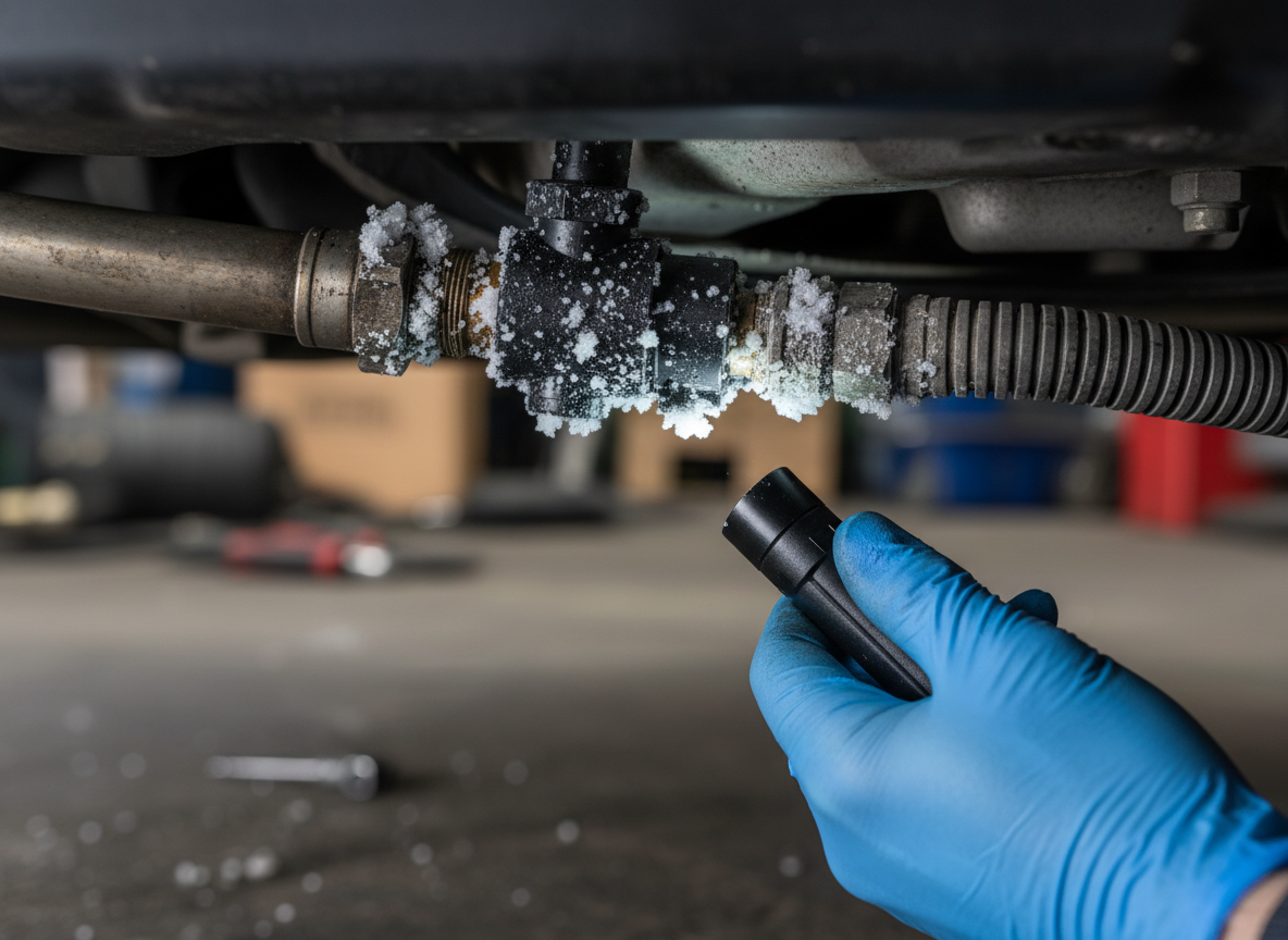 Dashboard showing AdBlue no start countdown warning