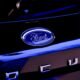 blue and silver ford logo