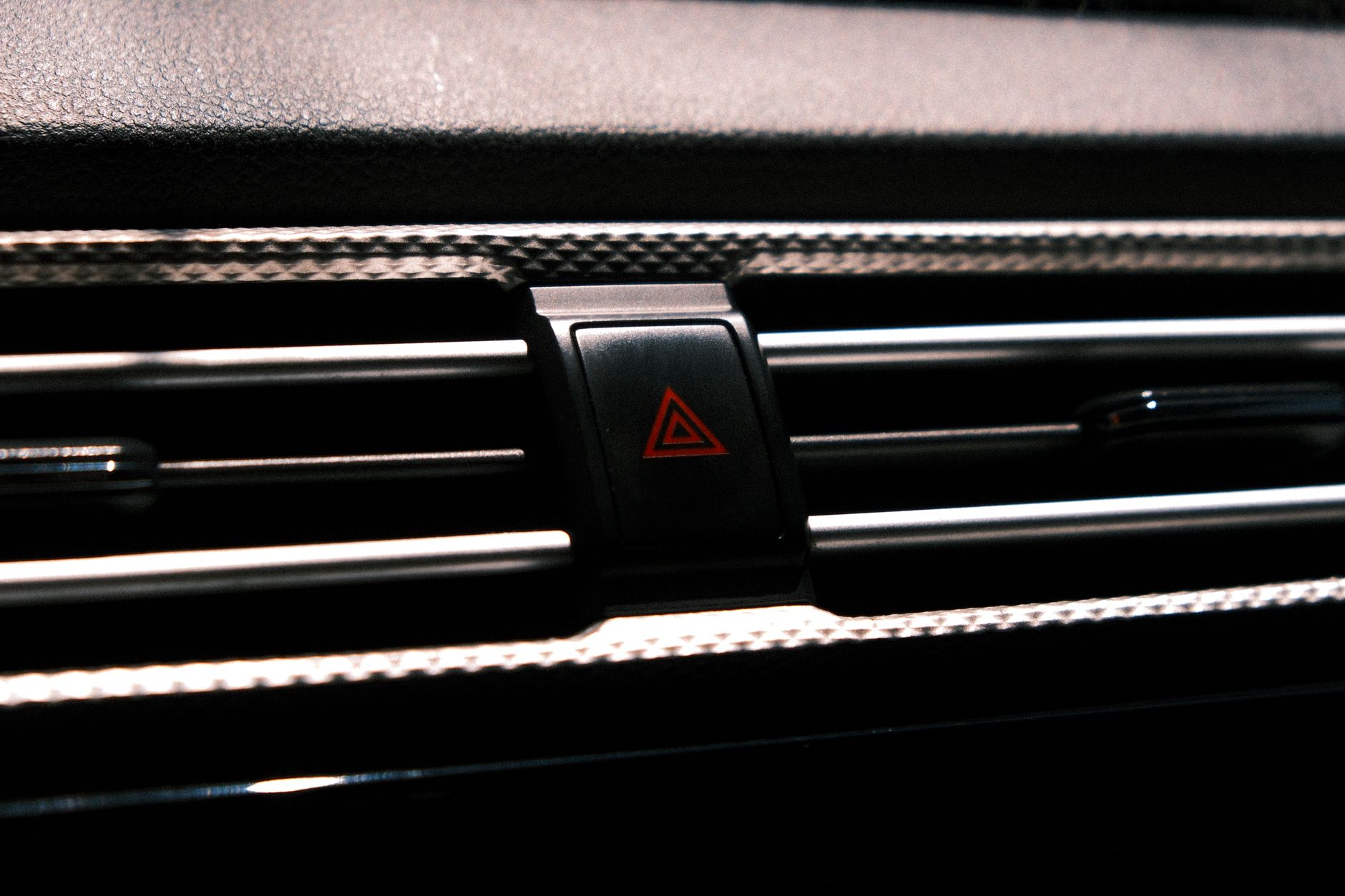 Diesel van dashboard showing an illuminated amber AdBlue warning light