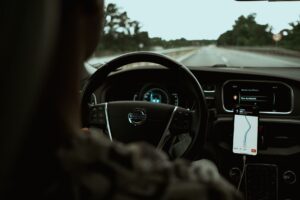 Volvo XC60 dashboard — AdBlue dosing service required warning message
