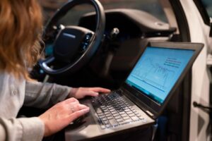 NOx sensor adaptation reset after replacement being carried out with a diagnostic scan tool